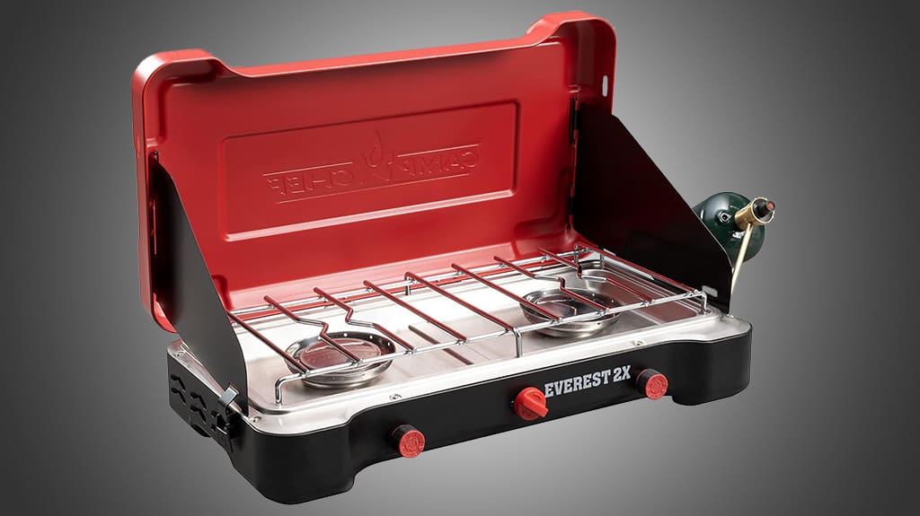 Camp Chef Mountain Series Everest 2X - High Output Two-Burner Camping Stove for Portable Cooking