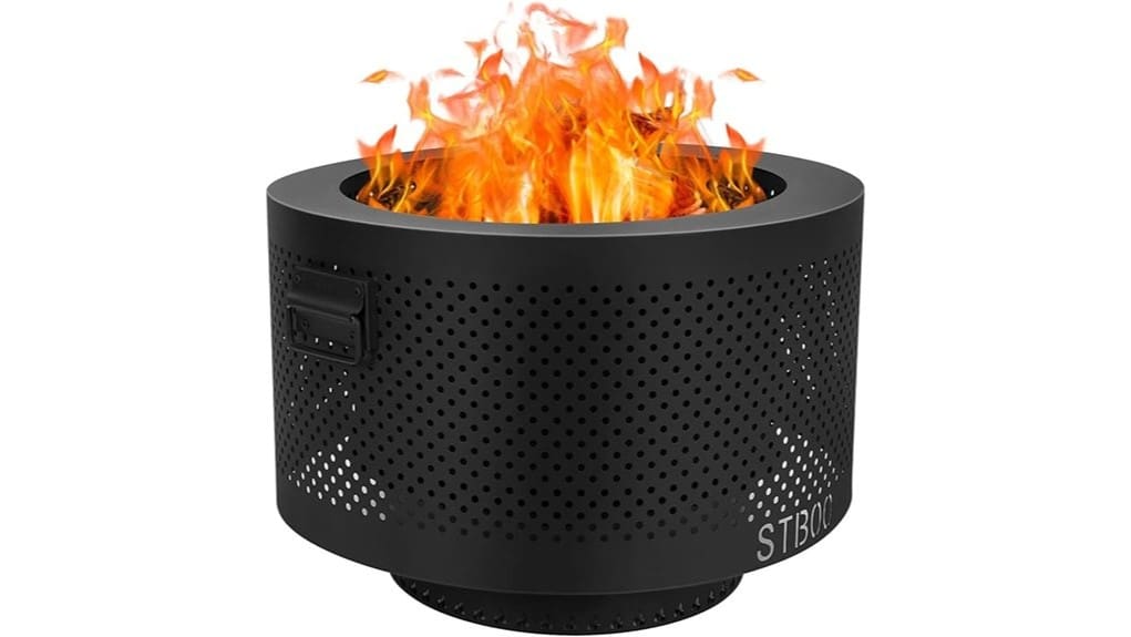 24 inch smokeless outdoor firepit