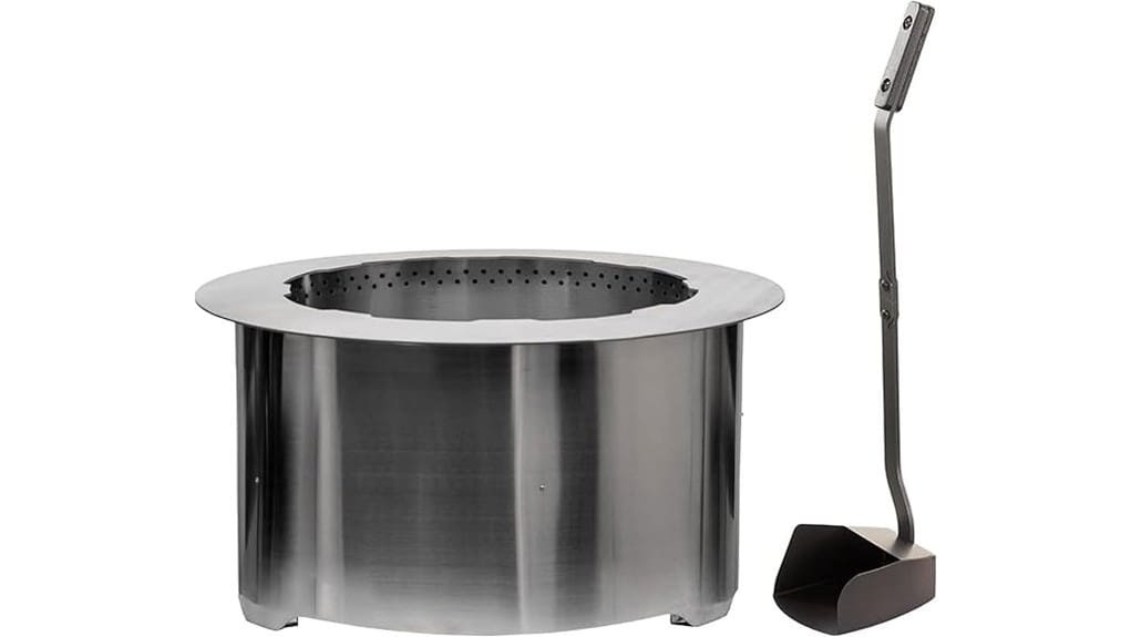 31 inch stainless steel firepit