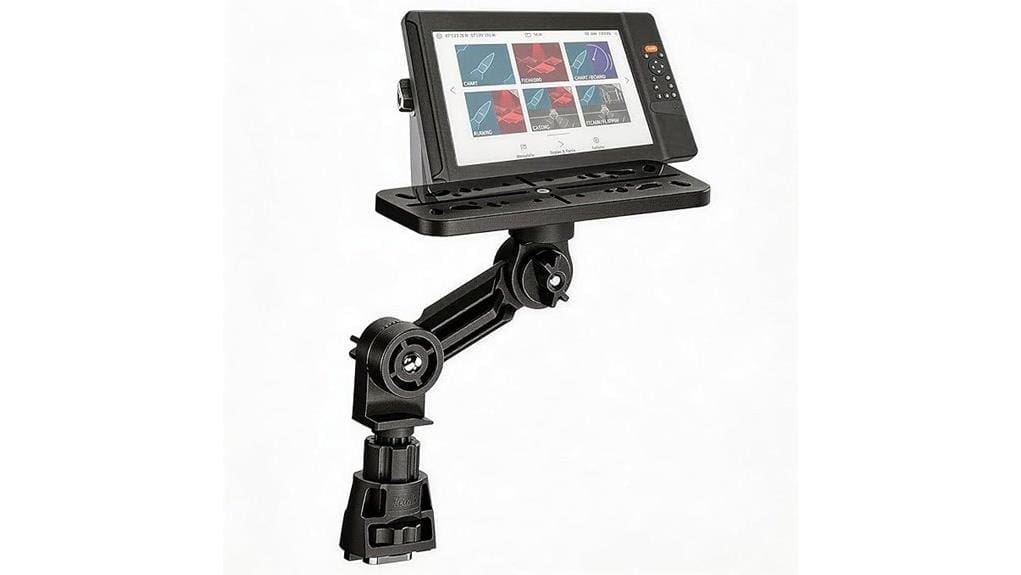 360 degree rotatable fishfinder base