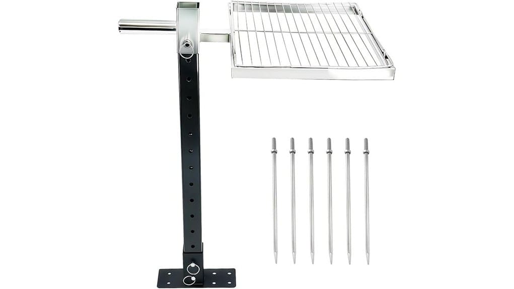 adjustable portable grill grate