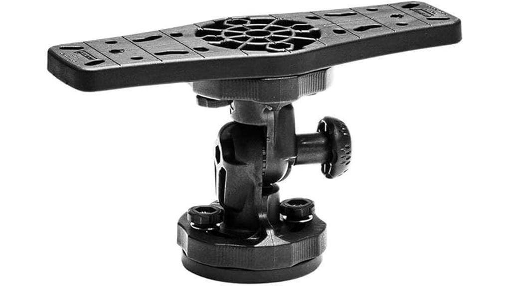 adjustable universal fishfinder mount