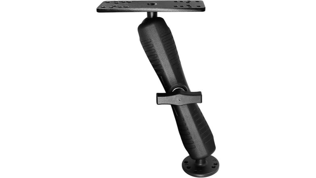 aluminum 1 5 inch fishfinder mount