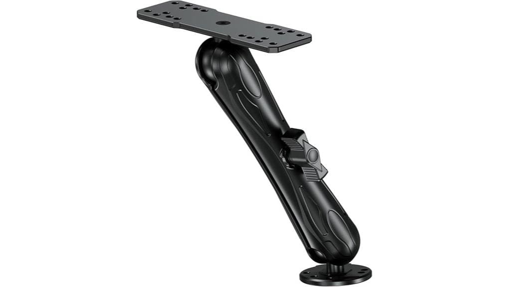 aluminum fish finder mount