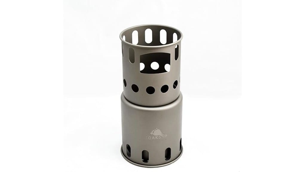 collapsible titanium wood stove