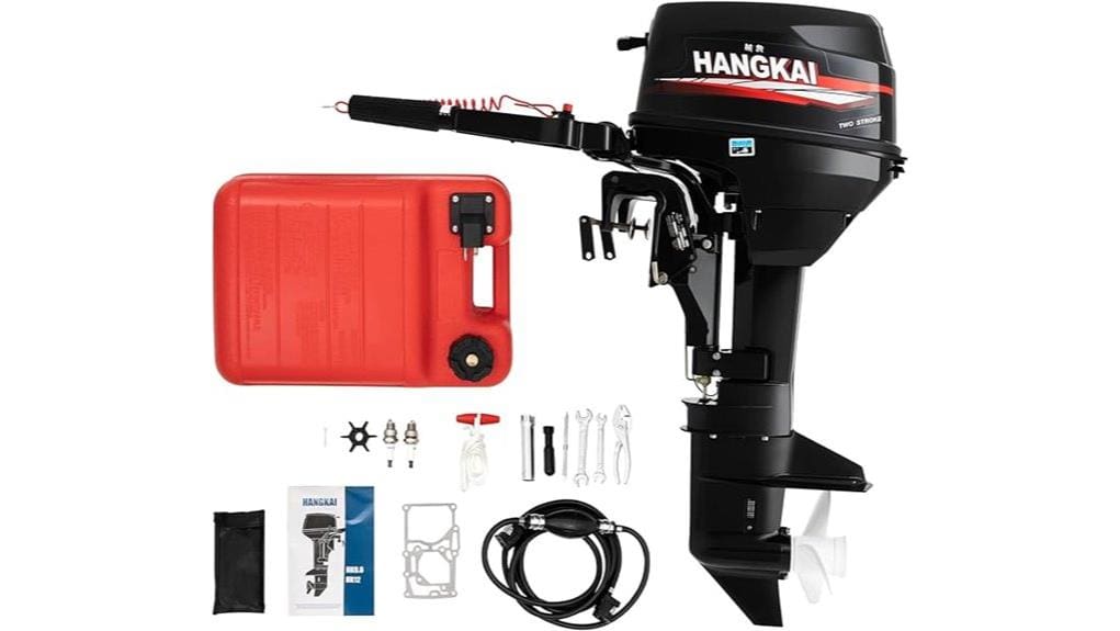 compact 169cc 2 stroke outboard