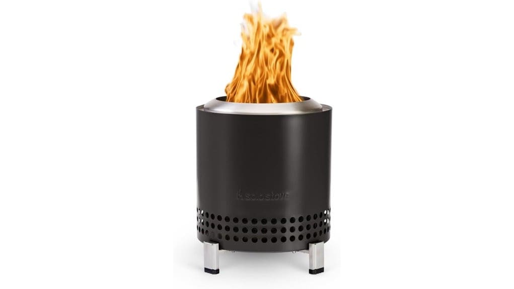compact 7 inch tabletop firepit