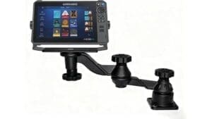 compact adjustable kayak fishfinder mount