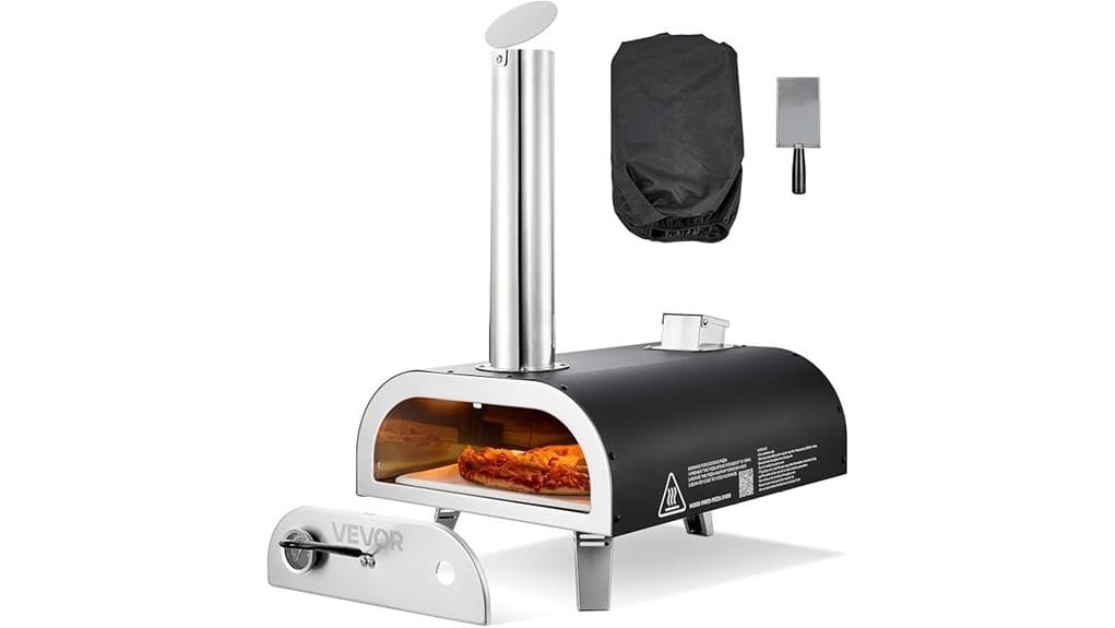 compact backyard wood fired oven