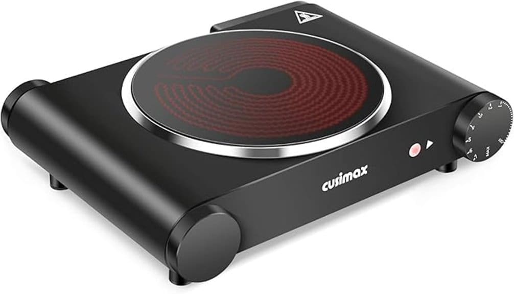 compact countertop induction cooktop