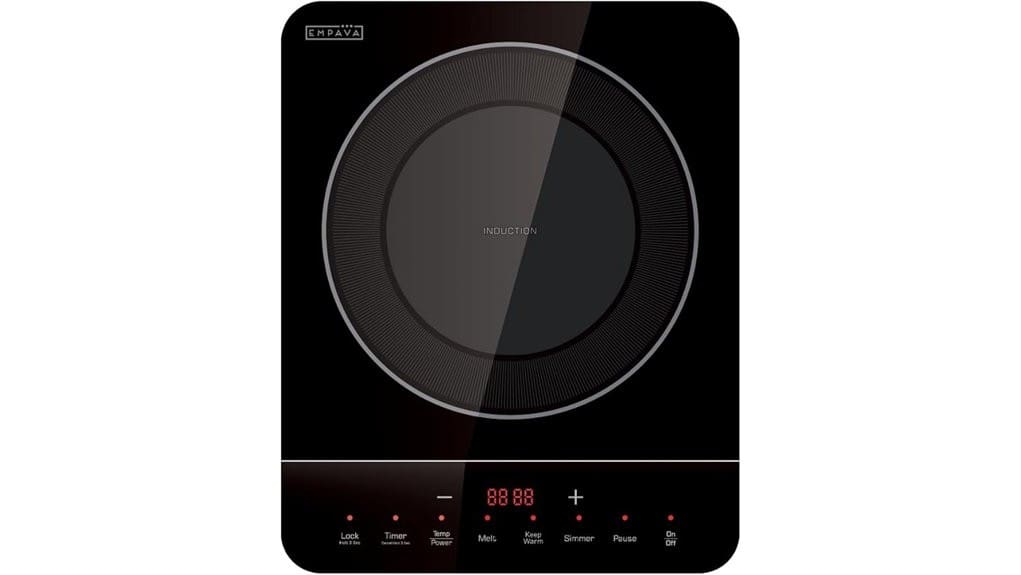 compact empava portable induction cooktop