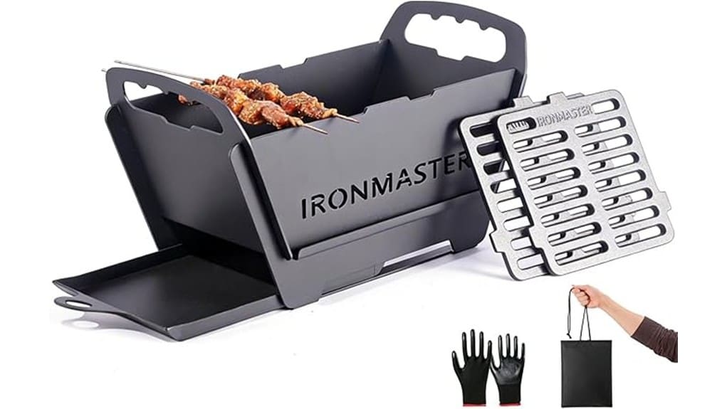 compact heavy duty tabletop grill