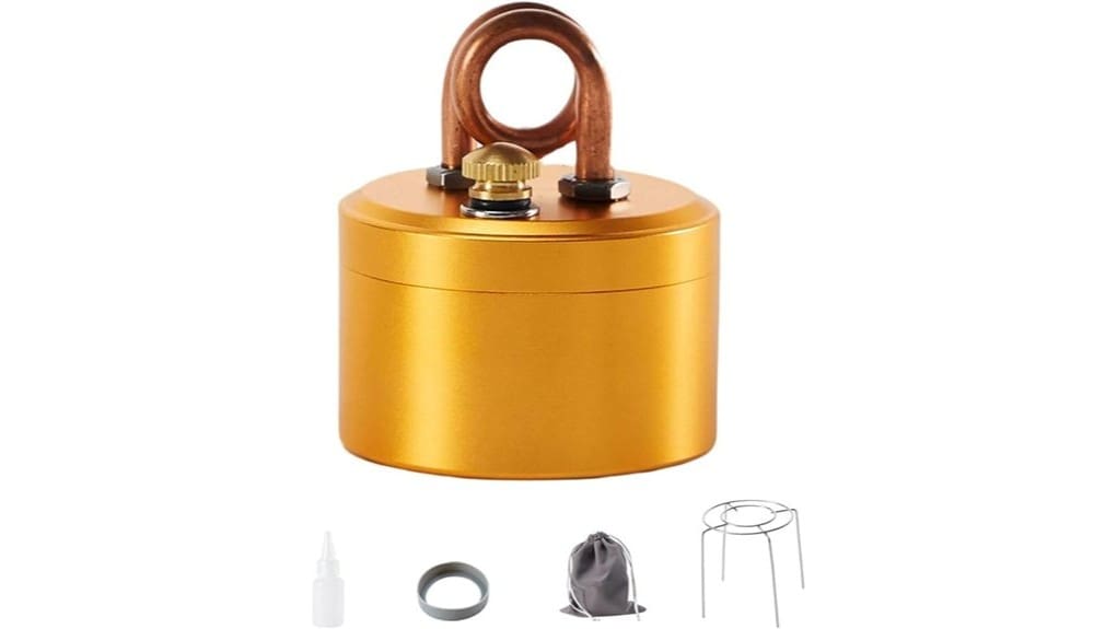 compact lightweight stove with stand