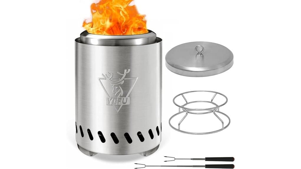 compact low smoke tabletop stove