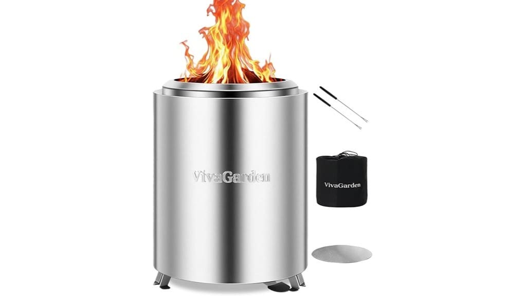 compact portable outdoor firepit