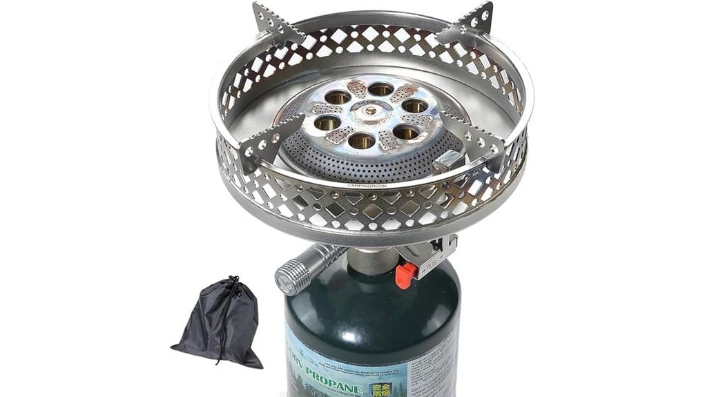 compact portable propane camping stove