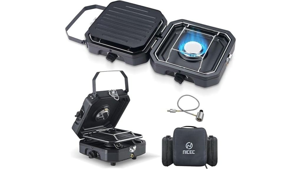 compact portable single burner stove