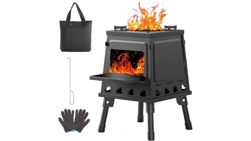 compact portable wood stove