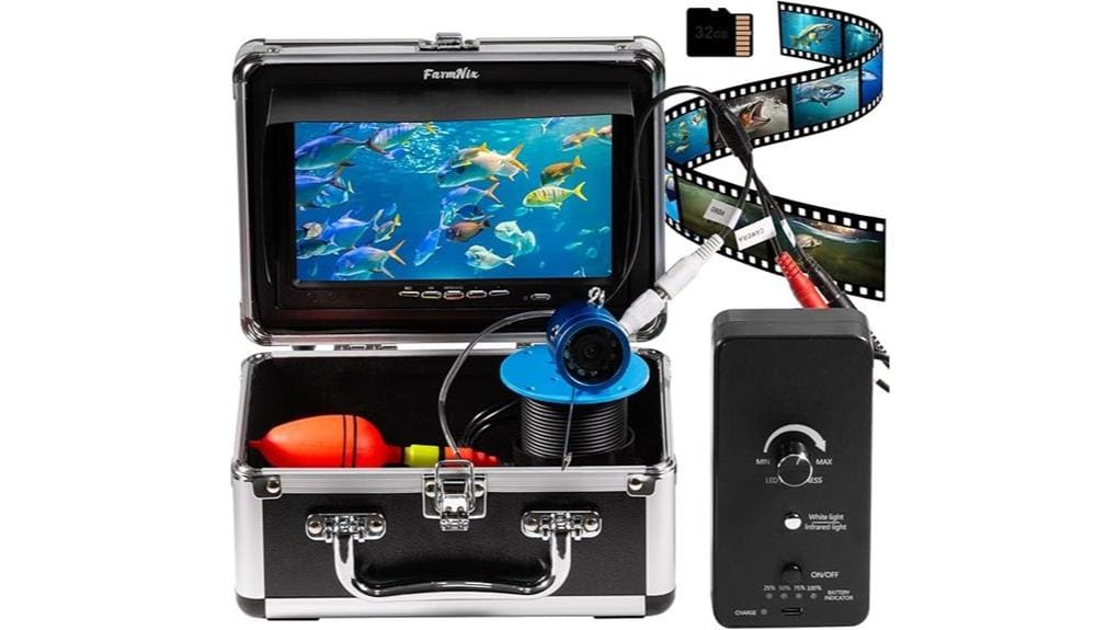 compact underwater fishing camera