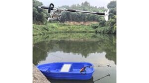detachable electric canoe thruster