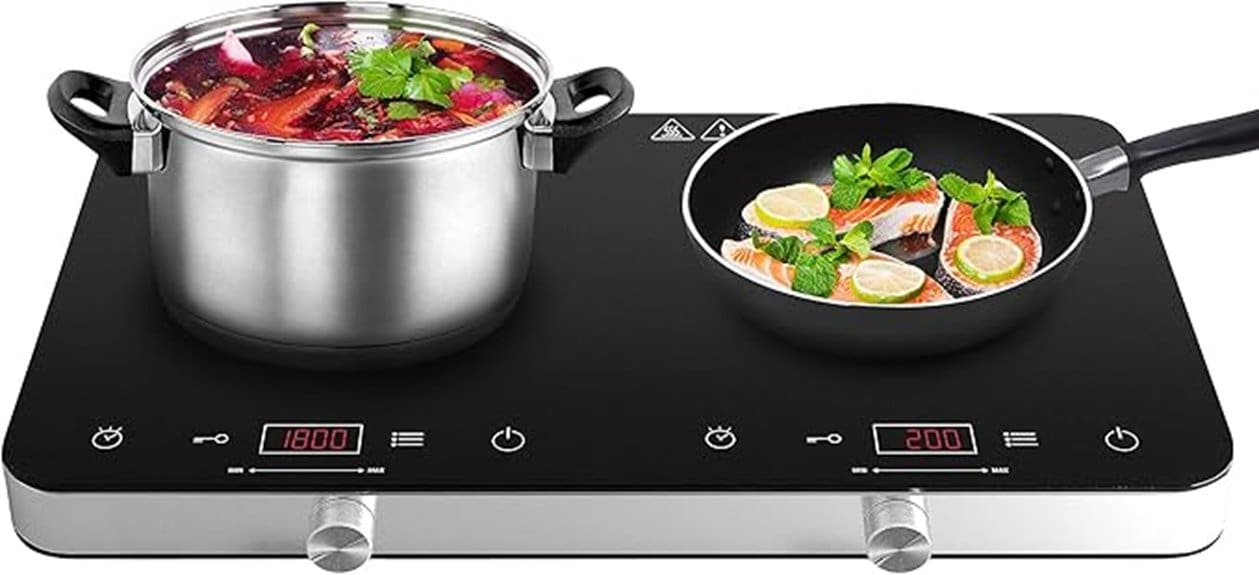 double induction cooktop review