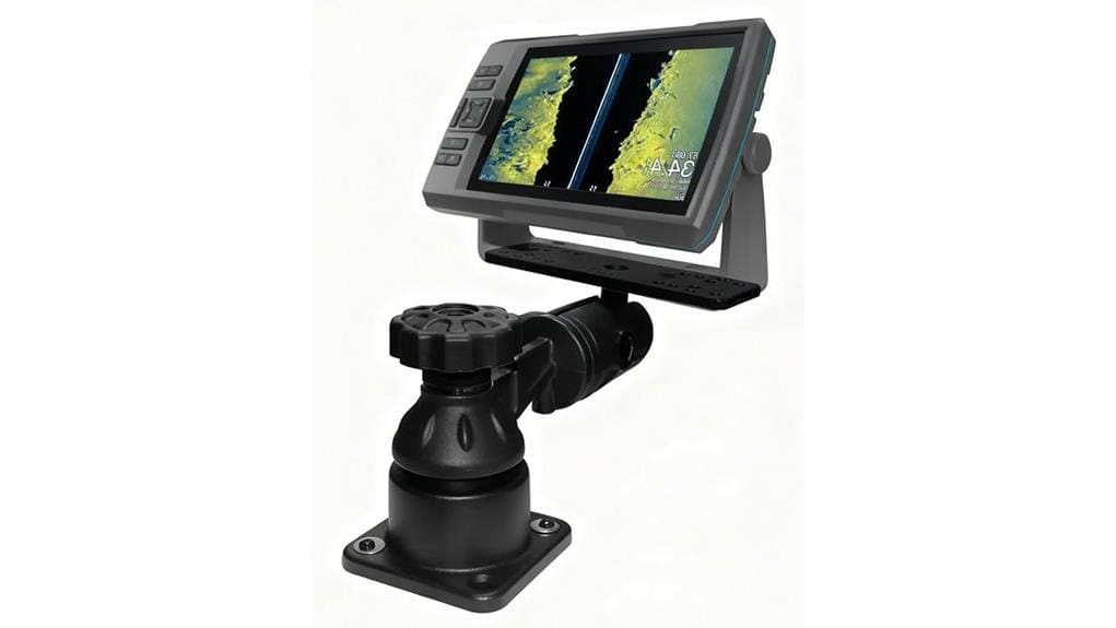 durable kayak fishfinder mounting solution