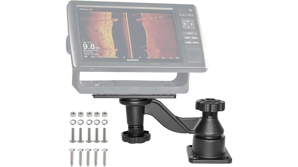 heavy duty fishfinder swing arm