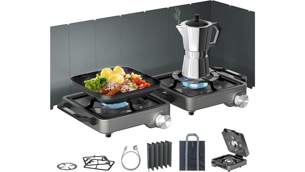 high output two burner campstove