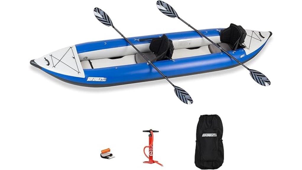 inflatable two person touring kayak