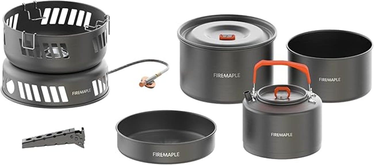 lightweight versatile aluminum camping stove