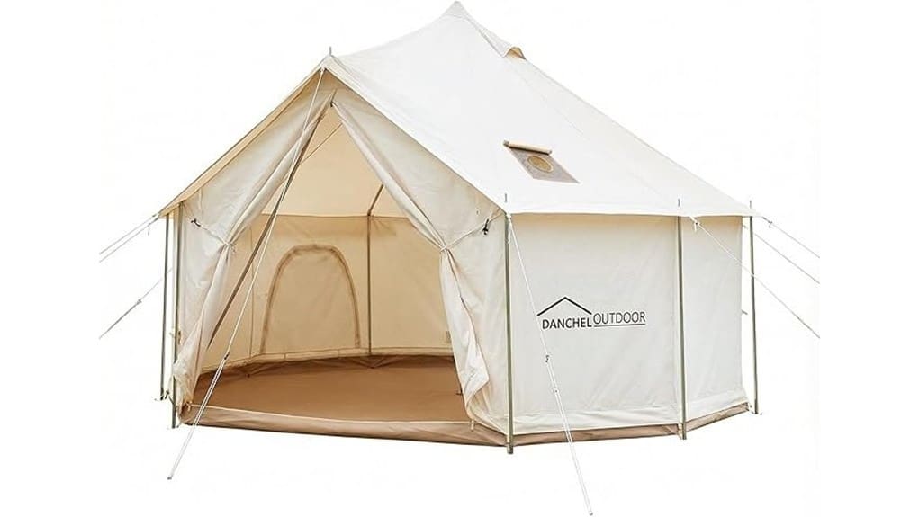 luxury spacious canvas glamping tent