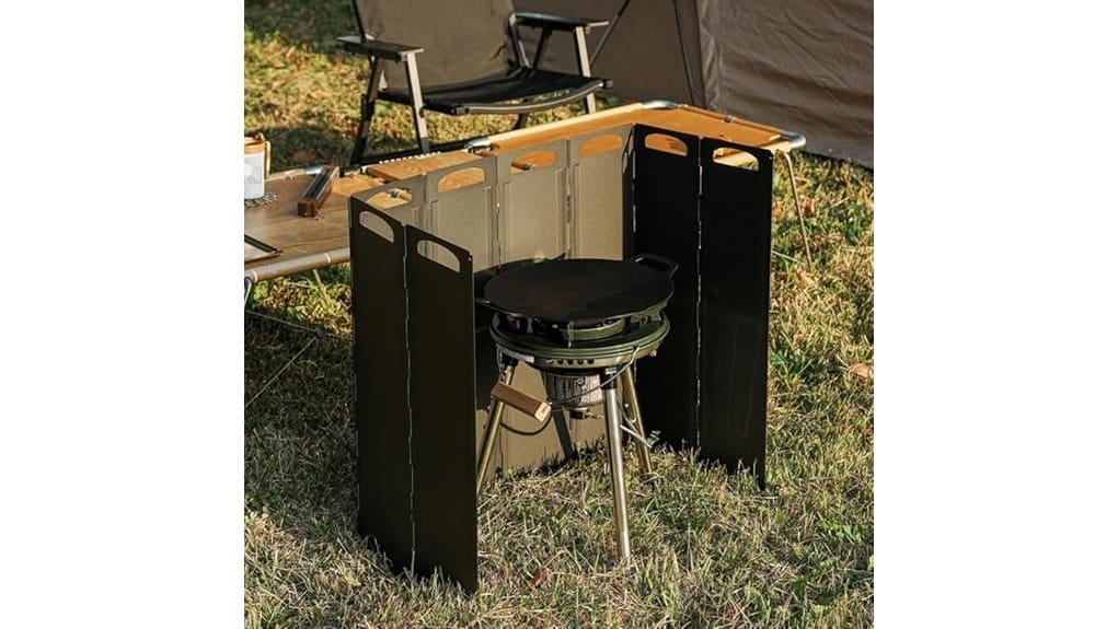 portable 23 6 inch stove windscreen
