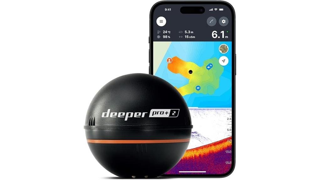 portable castable sonar depthfinder