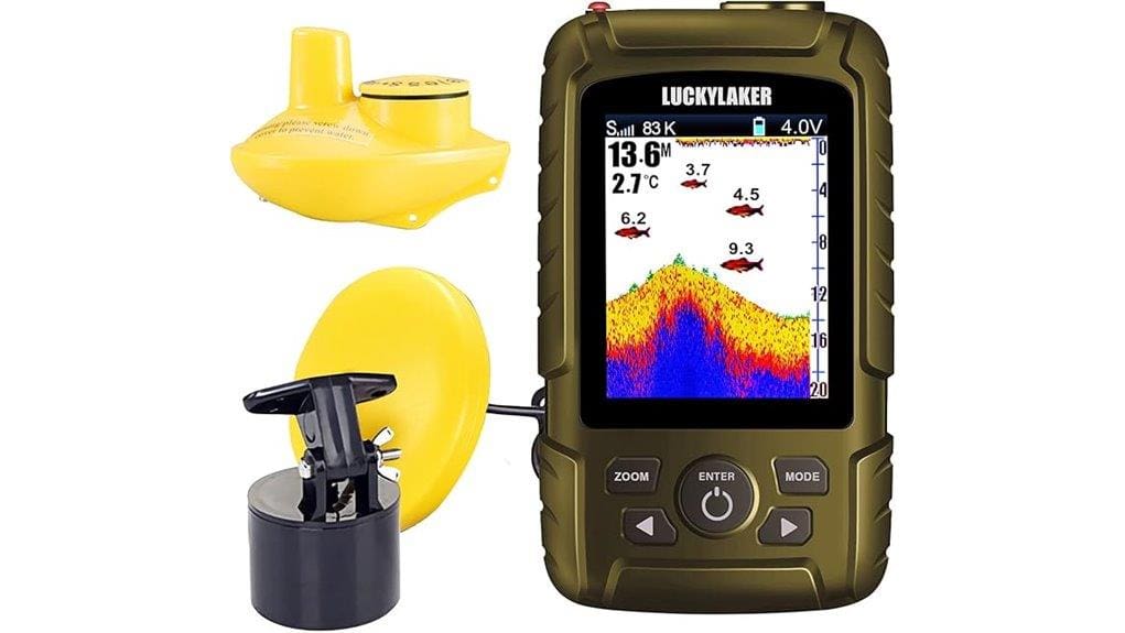 portable handheld fish finder