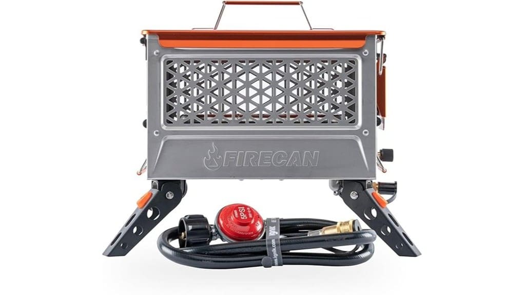 portable high powered propane firepit
