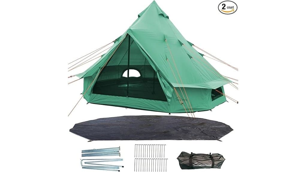 portable insulated camping yurt