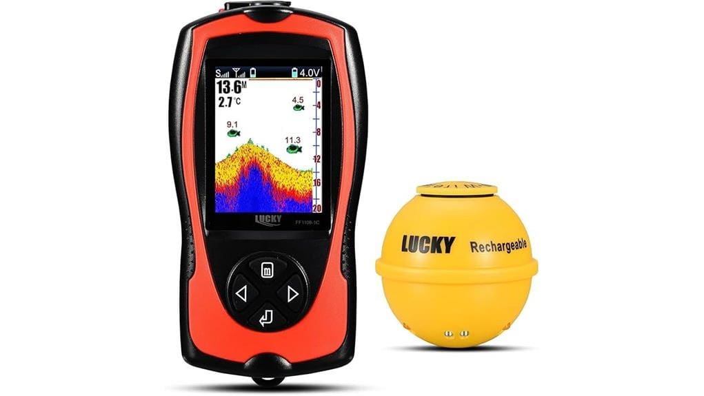 portable sonar fish finder transducer
