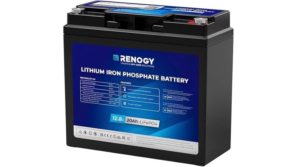 renogy 12v 20ah lifepo4