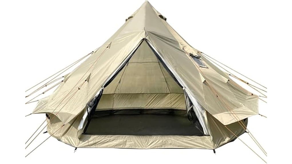 spacious durable portable bell tent