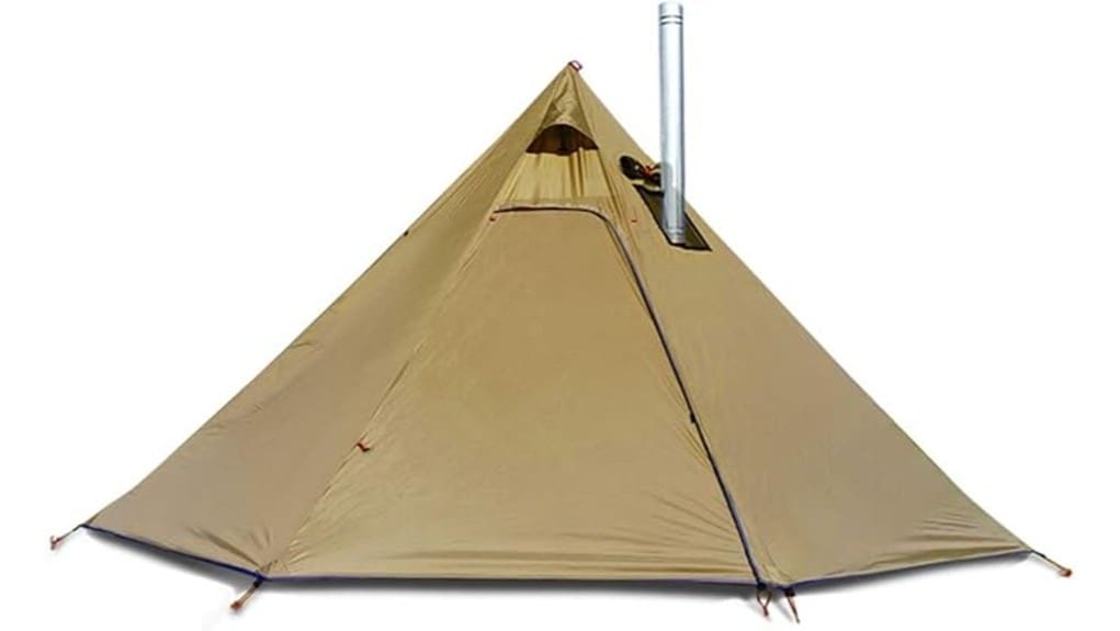 spacious four person five pound tent