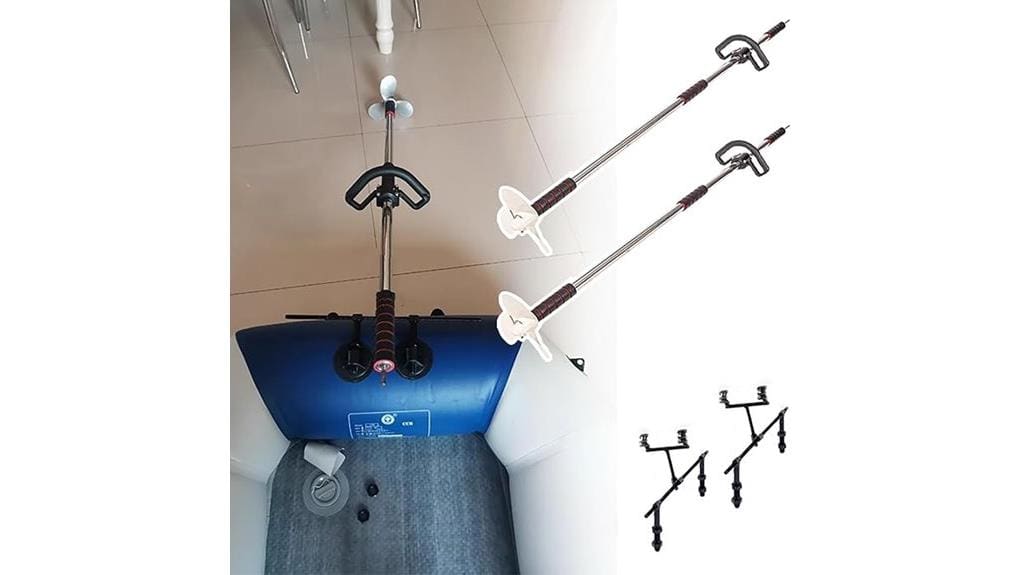 steerable kayak drill propellers
