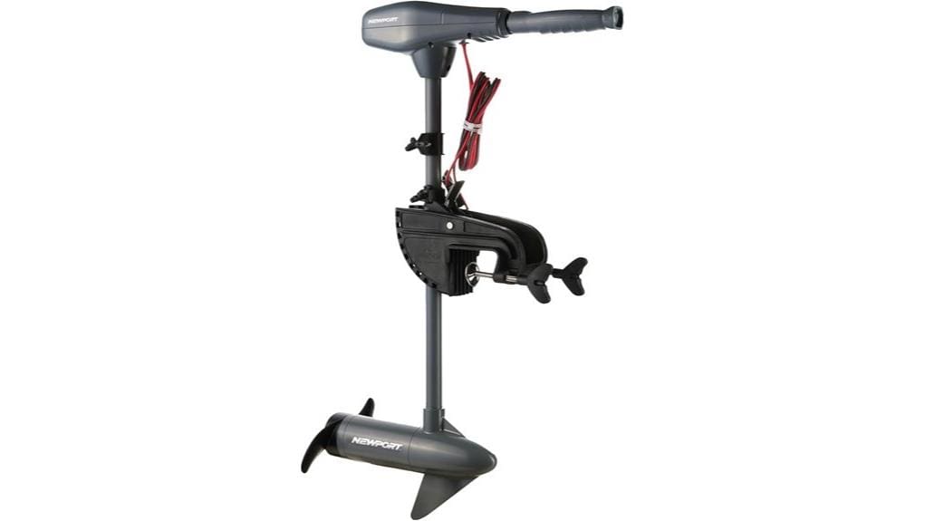 transom mounted 55lb saltwater trolling