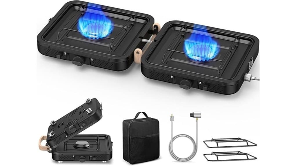 two burner 17500 btu propane