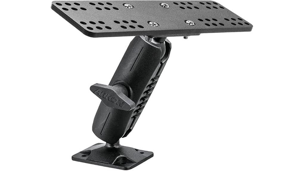 universal fish finder mounting solution